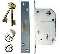 Ironmongery Solutions® Retro Fit Chubb Union 110 Detainer Lock - Satin Stainless Steel, High Security Door Lock Replacement