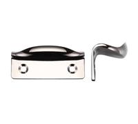 Ironmongery Solutions® Sash Lift 60 x 22mm Traditional Window Handle Slim Profile Durable Metal Lift for Timber Sash Windows Fixing Included (Nickel Plate)