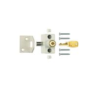 Ironmongery Solutions® Sash Window Bolt Cut Key Special - White - High-Security Locking Bolt for Timber Sash Windows