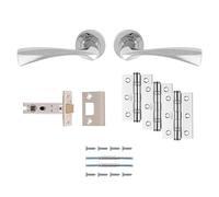 Ironmongery Solutions® Sintra Latch Pack Ultimate Door Pack Complete Durable Door Latch Set for Smooth Reliable Closing Performance (Polished Chrome)