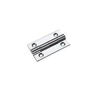 Ironmongery Solutions® Solid Drawn Brass Butt Hinge - 38 x 22 x 1.3mm - Small Decorative Door Hinge for Cabinets and Furniture - Fixing Included (Polished Chrome)