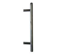 Ironmongery Solutions® Stainless Steel 25mm Guardsman Pull Handles Back to Back B/T Fixing for Commercial & Residential Doors Fixings Included (Polished Stainless Steel, 400x25x300mm)