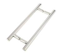 Ironmongery Solutions® Stainless Steel 25mm Guardsman Pull Handles Back to Back B2B Fixing for Commercial & Residential Doors Fixings Included (Polished Stainless Steel, 400x25x300mm)