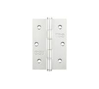 Ironmongery Solutions® Stainless Steel Slim Knuckle Door Hinge 76 x 52 x 1.5mm - Compact Profile Smooth Action Hinge for Internal Doors, Fixing Included (Polished Stainless)