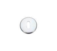 Ironmongery Solutions® Standard Profile Escutcheon for Door Lock Applications Durable Replacement Hardware Professional Finish Fixing Included (Satin Chrome)