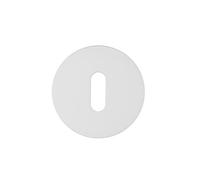 Ironmongery Solutions® Standard Profile Rosso Slim Escutcheon 4mm for Door Lock Applications Durable Replacement Hardware Professional Finish Fixing Included (Powder Coat White)