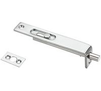 Ironmongery Solutions® Sunk Slide Flush Bolt - 17 x 100mm, Recessed Door Hardware for Secure Locking