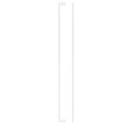 Ironmongery Solutions® Top Drawer Fittings Square Block Handle - 448mm Centres - Extra-Long Modern Drawer Pull for Cabinets and Furniture - Fixing Included (Polished Chrome)