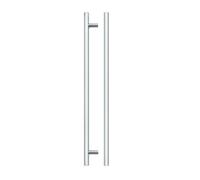 Ironmongery Solutions® Top Drawer Fittings T Bar Handle - 288mm Centres - Extra-Long Modern Drawer Pull for Cabinets and Furniture - Fixing Included (Polished Chrome)