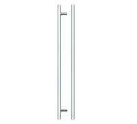Ironmongery Solutions® Top Drawer Fittings T Bar Handle - 320mm Centres - Extra-Long Modern Drawer Pull for Cabinets and Furniture - Fixing Included (Polished Chrome)