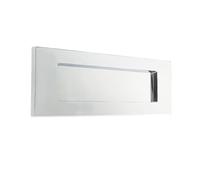 Ironmongery Solutions® Traditional Letter Box Plate External Front Door Polished Finish Durable Mail Slot Cover Fixings Included (Polished Chrome, 279mm x 89mm)