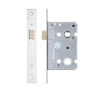 Ironmongery Solutions® Upright Latch 2.5 Inch Heavy Duty Mortice Latch for Internal Timber Doors Smooth Quiet Operation Durable Build Fixing Included (Satin Stainless)