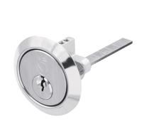 Ironmongery Solutions® V5 Rim Cylinder Secure Surface Mounted Door Lock Barrel for Rim Locks Suitable for Timber Doors Smooth Key Operation Fixing Included (Keyed to Differ (E), Satin Chrome)
