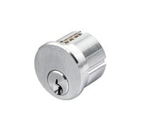 Ironmongery Solutions® V5 Threaded Rim Cylinder Secure Surface Mounted Door Lock Barrel with Threaded Fixing for Timber Doors Smooth Key Operation Fixing Included (Keyed to Differ (E))