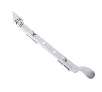 Ironmongery Solutions® Victorian Casement Stays Solid Brass Traditional Adjustable Window Stays for Timber Frames Fixings Included (Satin Chrome, 250mm)