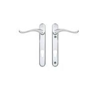 Ironmongery Solutions® Windsor Sprung Swan Lever Right Hand Door Handle - Elegant Swan-Neck Lever Design, Smooth Sprung Action (Hardex Chrome)