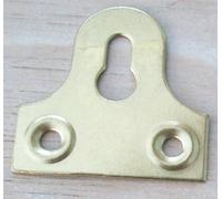 Ironmongery World 10 X 38/32mm Picture Mirror Fixing Hooks Plates Frame Hangi...