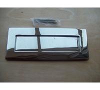 IRONMONGERY WORLD® 10" x 4" Heavy Sprung Polished Chrome Large Letter Box Postal Plate Victorian