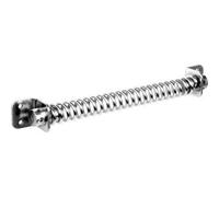 Ironmongery World 10" Zinc/silver Fully Adjustable Weatherproof Gate Door Closer Spring Tension