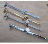 Ironmongery World 250mm/10" Sliding Screw Down Stay Lock Window Casement Stay (Polished Chrome)