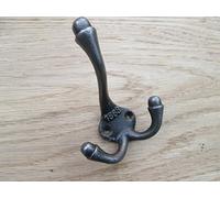 IRONMONGERY WORLD® Antique CAST Iron Coat Hooks/Old Vintage HAT Hanging PEGS - AI (AI - 3024 1883 Small)