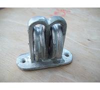 Ironmongery World Cast Iron Single Double Wheel Screw Plate Pulley Clothes Ai...