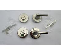 IRONMONGERY WORLD® Disabled/Elderly Bathroom Indicator THUMBTURN & Release Door Lock Latch (Polished Stainless Steel)