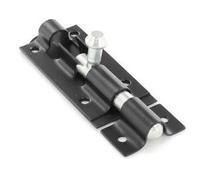 Ironmongery World Garden Gate Shed Sliding Door Tower Bolt Black - 3, 4, 6, 8 Inch - 8 Inch