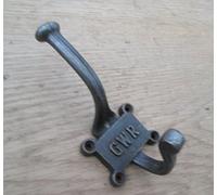 IRONMONGERY WORLD® GWR - 1 X CAST Iron Station Railway Coat Hook Hallway Hanging Rack Hook Hanger