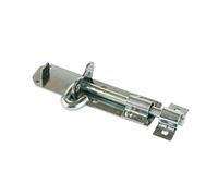 Ironmongery World Heavy Duty Spelter Galvanised Gate Brenton Bolt Padbolt - 8" / 200mm