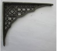 IRONMONGERY WORLD® in 27 Designs Antique CAST Iron Shelf Bracket Support Book Sink Toilet Cistern (Jali Lattice 170 X 210MM)