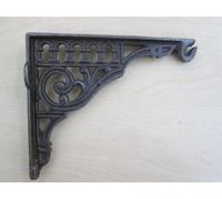 IRONMONGERY WORLD® Iron Vintage Decorative Fancy Old Style Railway Country Shelf Support Bracket