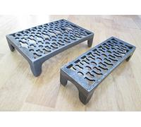 Ironmongery World New Quality Cast Iron Air Brick Vent Victorian Pattern Vintage Repro (Large)