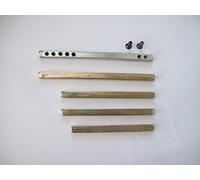 IRONMONGERY WORLD® Replacement Steel Spindle BAR for Old Style Rim Locks Lever MORTICE Handle KNOB (125MM X 8MM)
