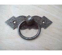 Ironmongery World Rustic Tudor Kitchen Cupboard Cabinet Drawer Dresser Desk Ring Pull Handle