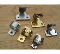 IRONMONGERY WORLD® Solid Brass Victorian Vintage Old Style Window SASH Fittings Handles (Polished Chrome SASH Lift Pull Slide Handle)