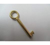 IRONMONGERY WORLD® Vintage Retro Old Style Brass Wardrobe Lock -Cupboard Drawer Cabinet Door Catch (Spare Replacement Key ONLY)