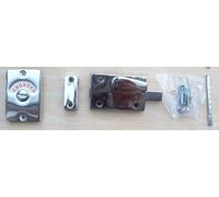 Ironmongery World WC Vacant Engaged Toilet Bathroom Door Lock Indicator Bolts...