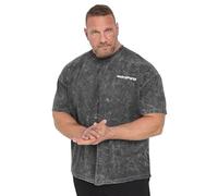 Ironrhino Big & Tall Grey 'Ironrhino Sport' Acid Wash T-Shirt - Men's - Plus Size Curve