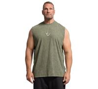 Ironrhino Big & Tall Olive Green Old English Vest - Men's - Plus Size Curve
