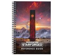 Ironsworn: Starforged - Reference Guide - Wire-Bound RPG Expansion Book, Modiphius Entertainment, Human Centric Science Fiction, 127 Pages, 6x9, Colorful Illustrations, New Resources & References