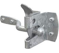 IRONTITE® Auto Gate Latch, Garden Gate Latch for Wooden Gates, Galvanised for Weather Protection, for External Use As Gate Latch & Door Latch (Galvanised)