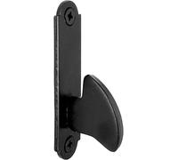 IRONTITE® Black Gate Latch Keeper Plate | Replacement Suffolk and Ring Latch Keep | Gate Catch Retainer Bracket