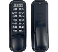 IRONTITE Digital Door Lock With Keyless Combination Security, Secure Gate and Shed Access, Black Hold Latch