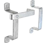 IRONTITE® Fence Slip Rail Brackets Galvanised, Horse Fence Slide Brackets, for Use with Wooden Post and Rail Fences, Heavy Duty with Fixings Included.