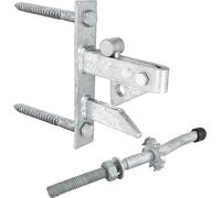 IRONTITE® Self Locking Gate Latch Heavy Duty. Galvanised Gate Latch for Wooden Gates with Striker, Heavy Duty Field Gate Latch, Hot Dipped Galvanised Gate Latch Lock for External Use.