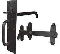 IRONTITE® Suffolk Latch, Garden Gate Latch for Wooden Gates, Ideal Garden Gate & Door Latch for Keeping Gates Shut, Heavy Duty Garden Gate Latches (Black)