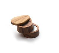 Ironwood Gourmet Double Layer Swivel Salt Cellar Box, Acacia Wood