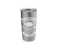Ironworker Paid to Get High - Metalworker Union Ironworking Stainless Steel Insulated Tumbler