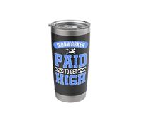 Ironworker Paid to Get High Stainless Steel Insulated Tumbler